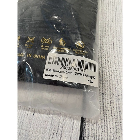 HOPLYNN Neoprene Sweat Waist Trainer Corset Trimmer Shaper Belt Women Large B10 - Picture 2 of 2